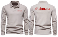 Thumbnail for AIR MALTA LONG SLEEVE  POLO