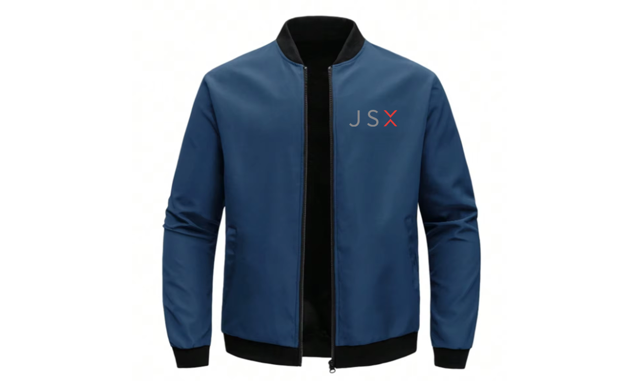 JSX AIRLINES  LOOSE SOLID COLOR JACKET