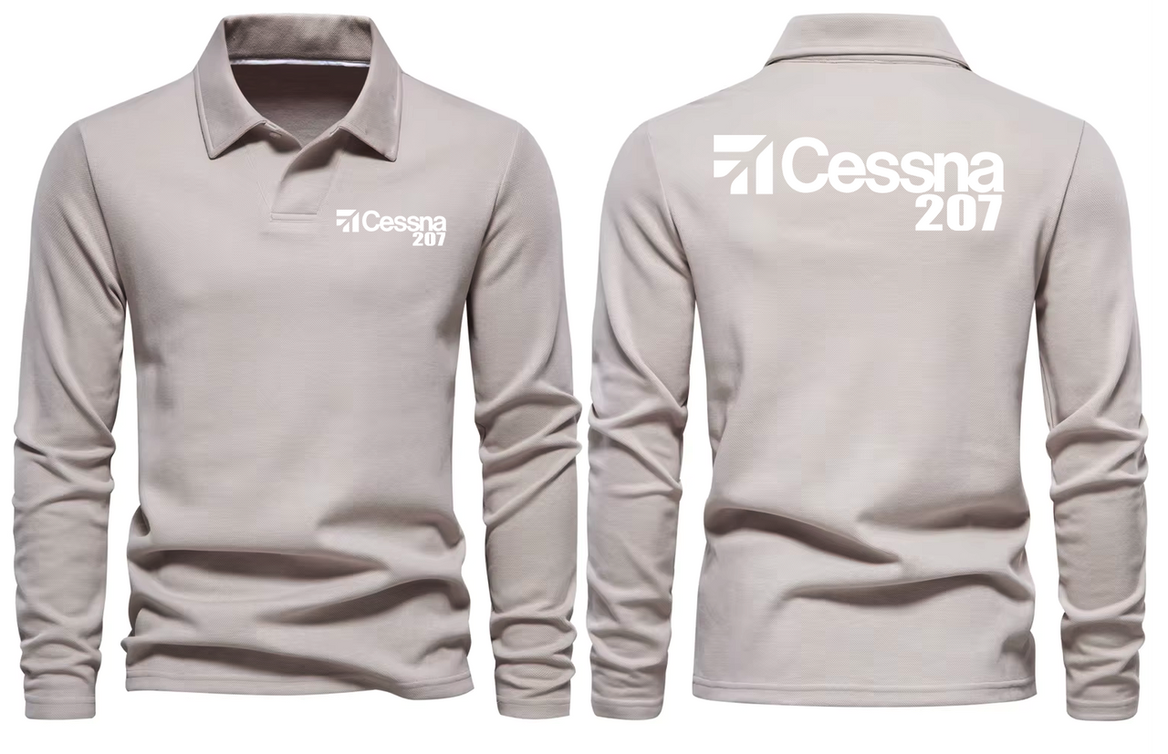 CESSNA 207  LONG SLEEVE  POLO