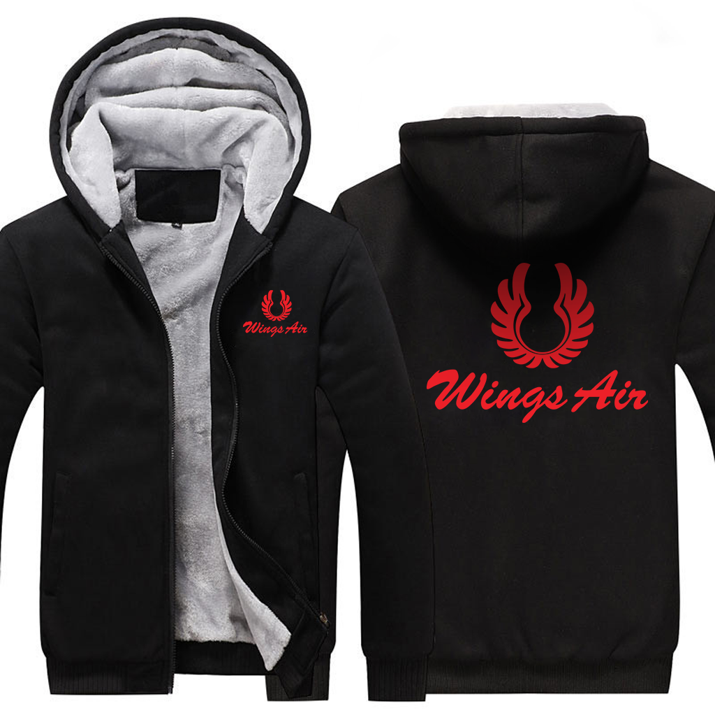 WINGS AIRLINES  JACKETS FLEECE SWEATSHIRT