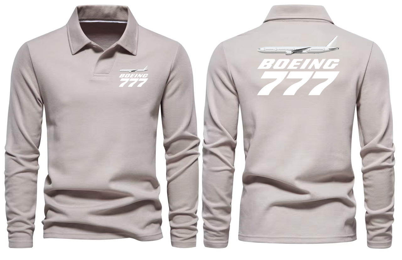 BOEING 777  LONG SLEEVE  POLO
