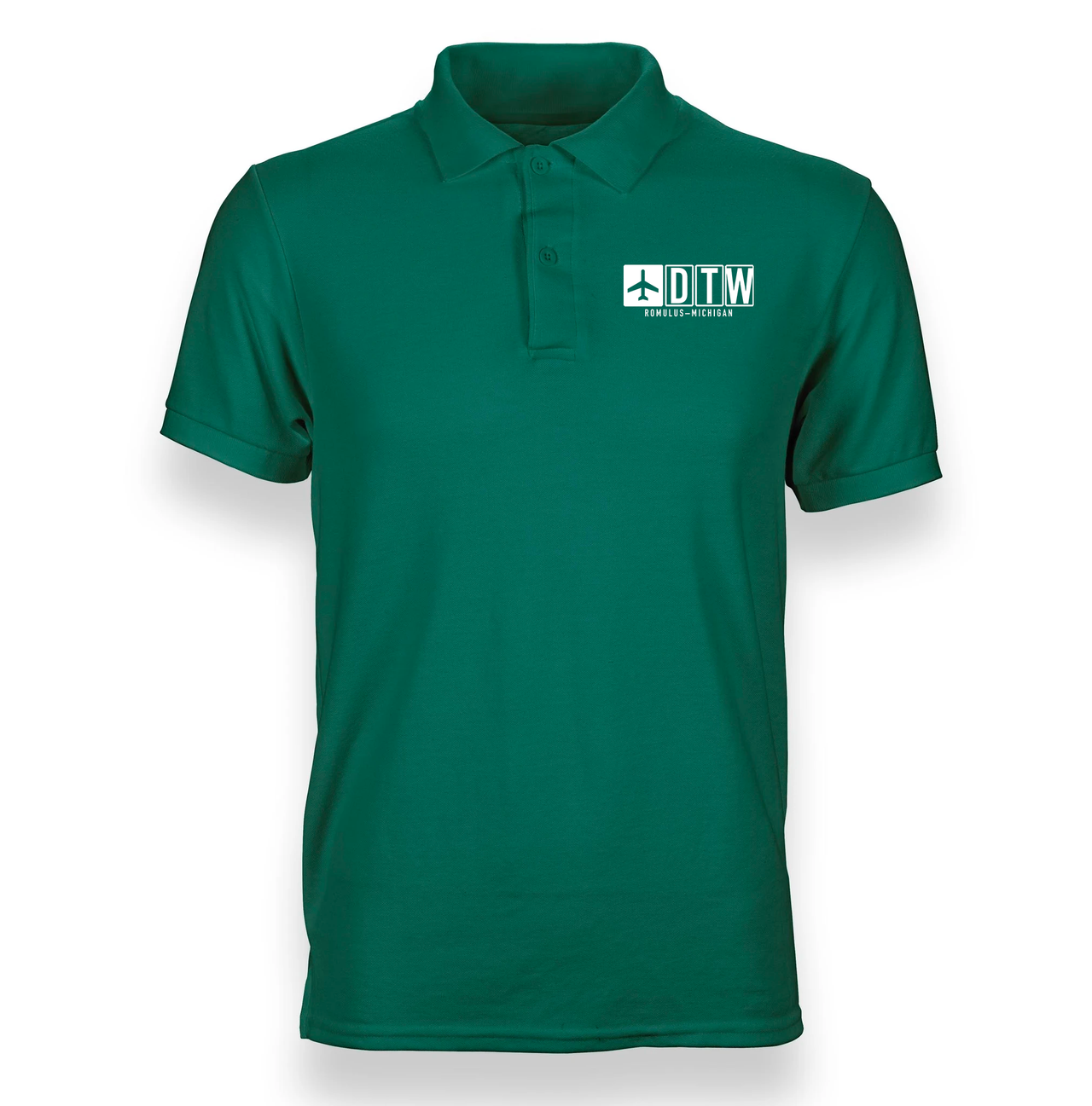 DTW AIRPORT POLO T-SHIRT