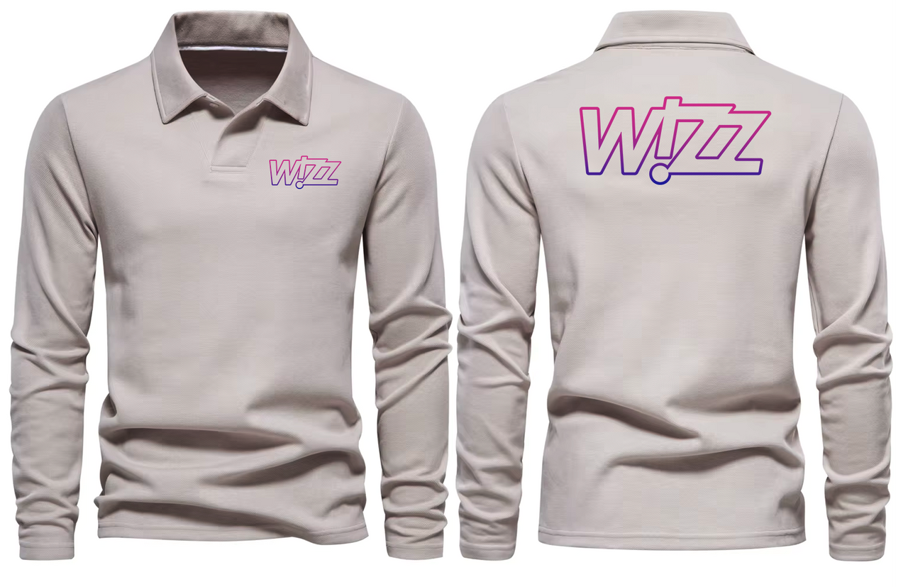 WIZZ AIRLINES LONG SLEEVE  POLO
