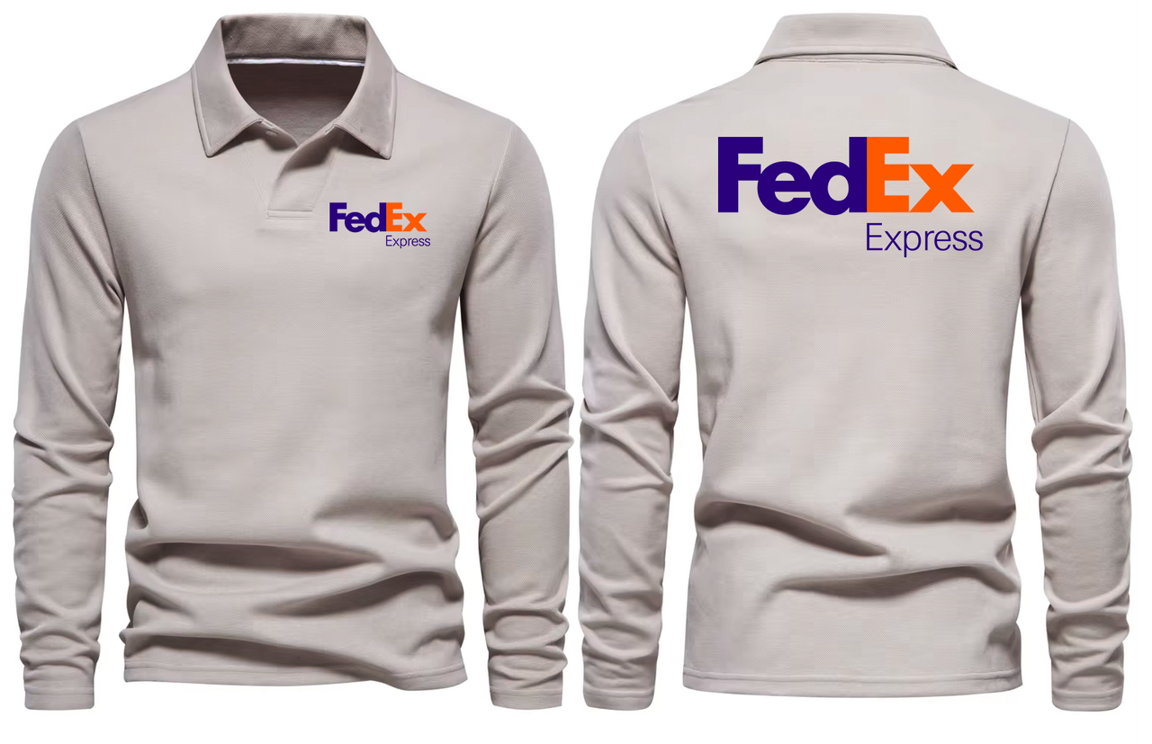 FEDEX LONG SLEEVE  POLO