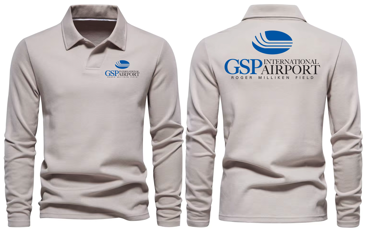 AER GSP AIRPORT LONG SLEEVE  POLO