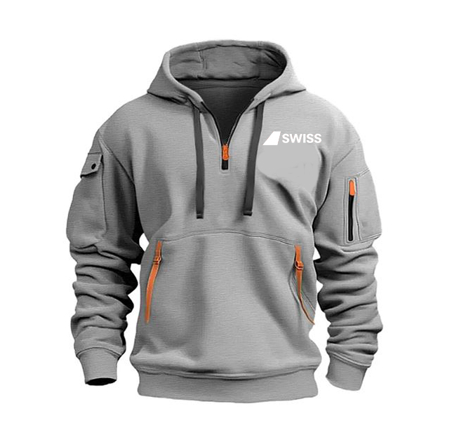 SWISS AIRLINE HOODED JACKET PULLOVER