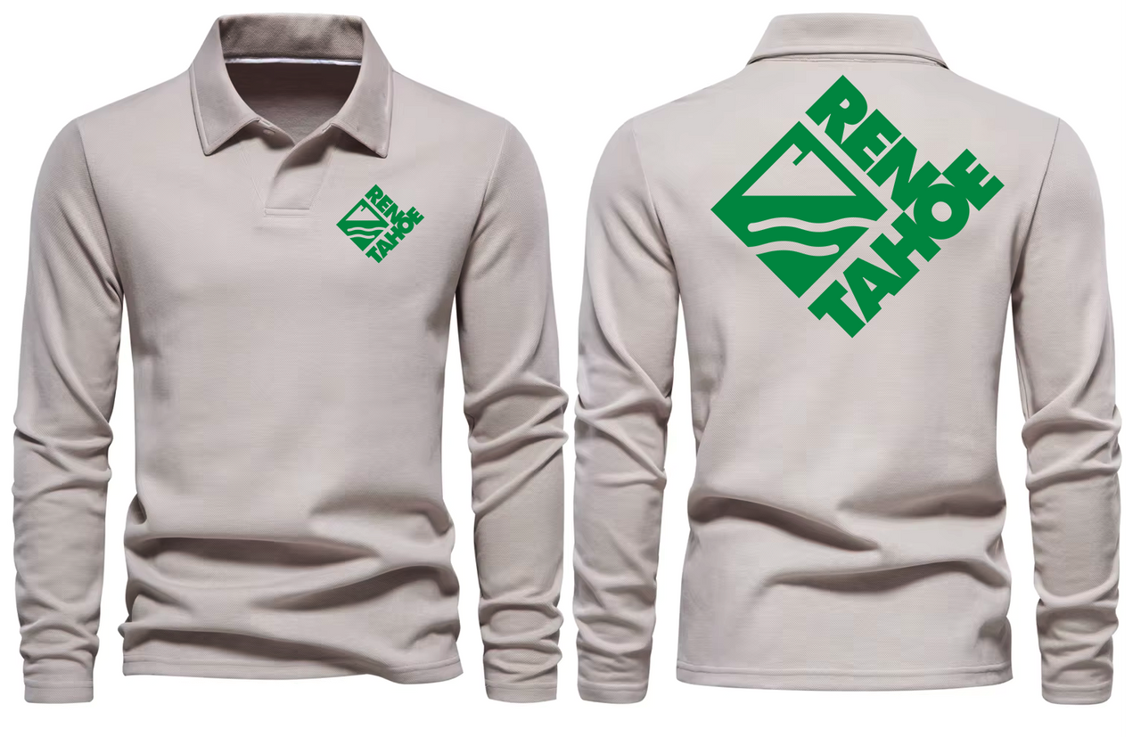 TAHOE AIRPORT LONG SLEEVE  POLO