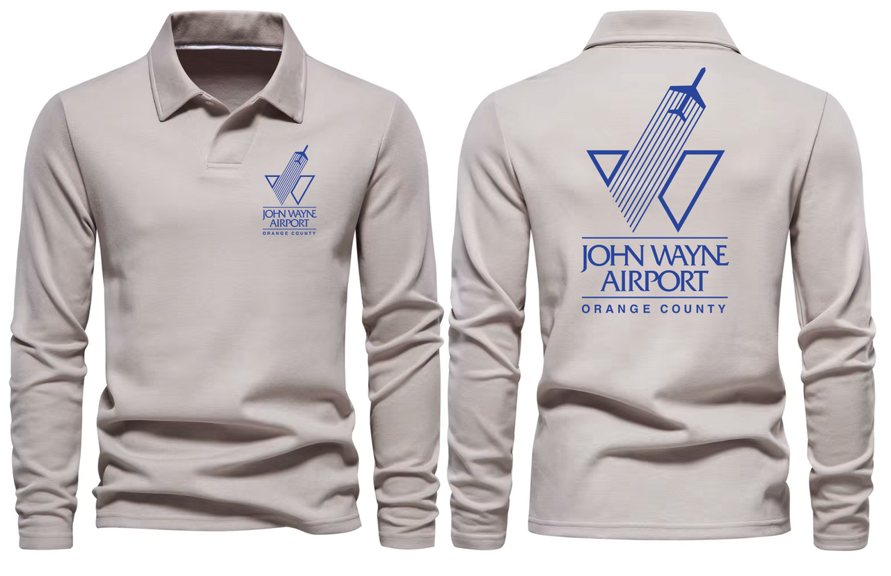 JOHAN WAYNE AIRPORT LONG SLEEVE  POLO