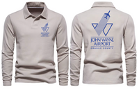 Thumbnail for JOHAN WAYNE AIRPORT LONG SLEEVE  POLO