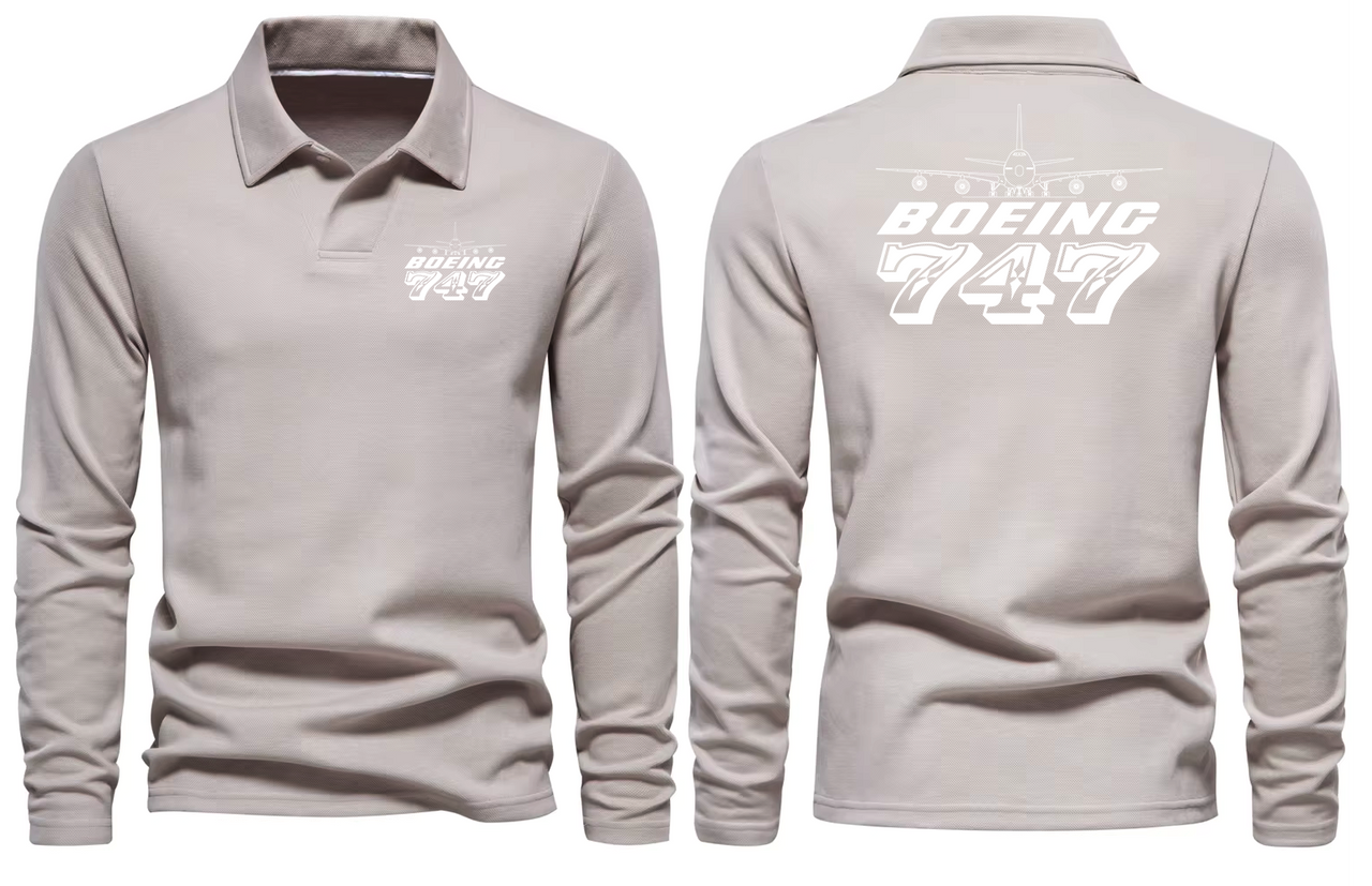 BOEING 747  LONG SLEEVE  POLO