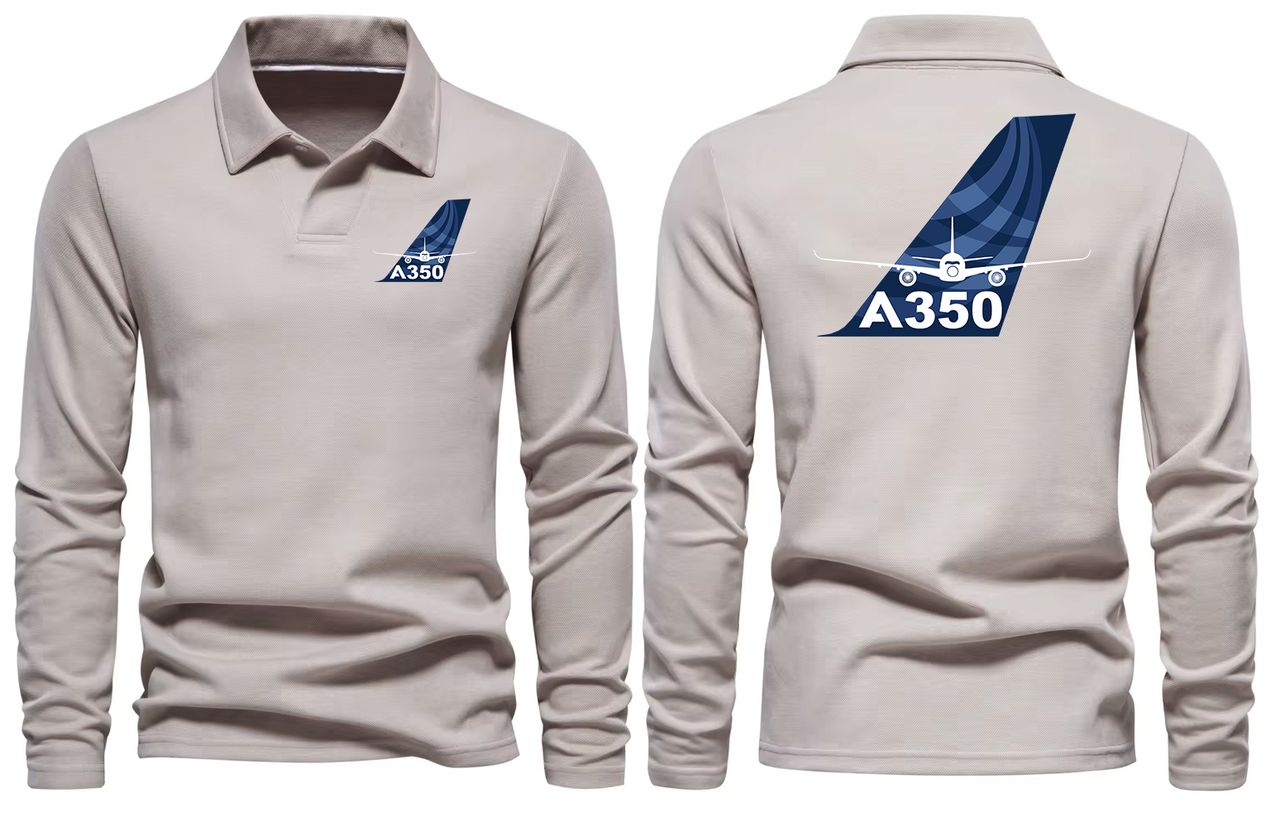 AIRBUS A350  LONG SLEEVE  POLO