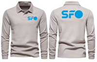 Thumbnail for SFO AIRPORT LONG SLEEVE  POLO