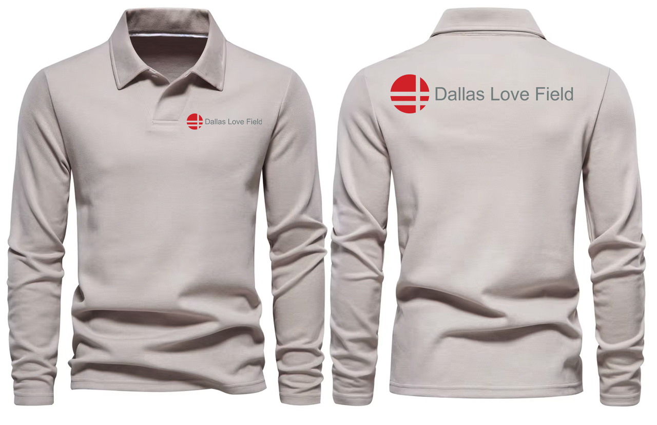 DALLAS AIRPORT LONG SLEEVE  POLO