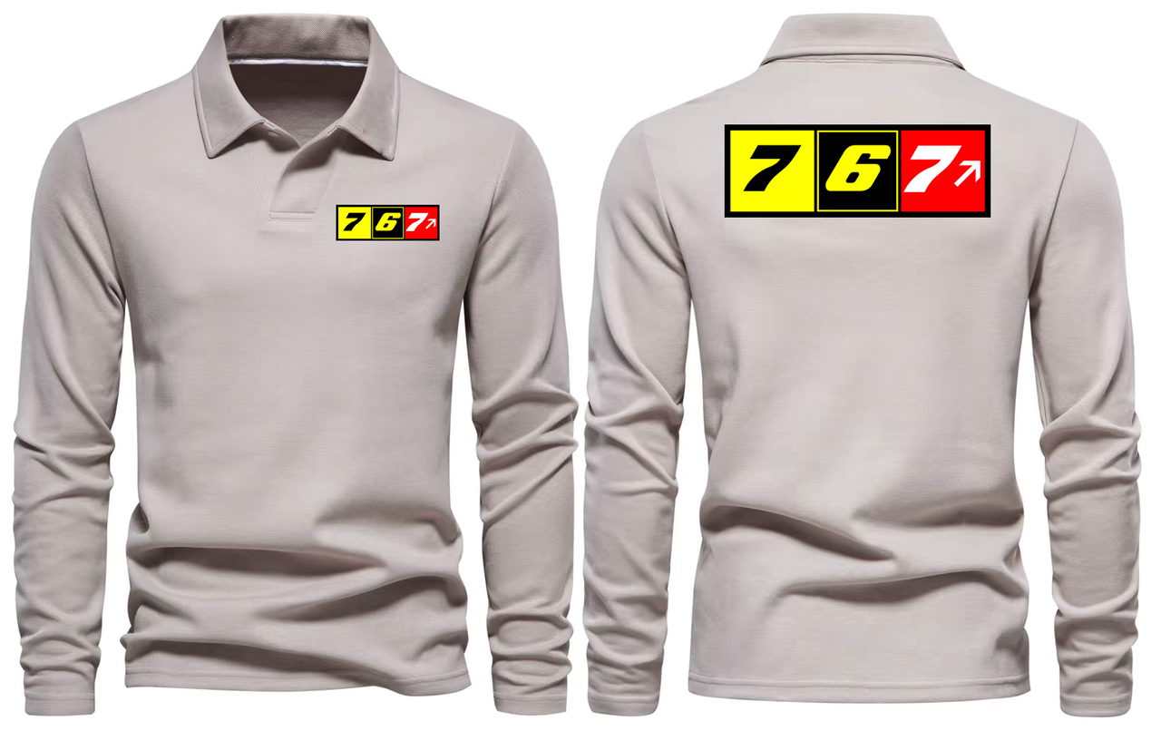 BOEING 767  LONG SLEEVE  POLO