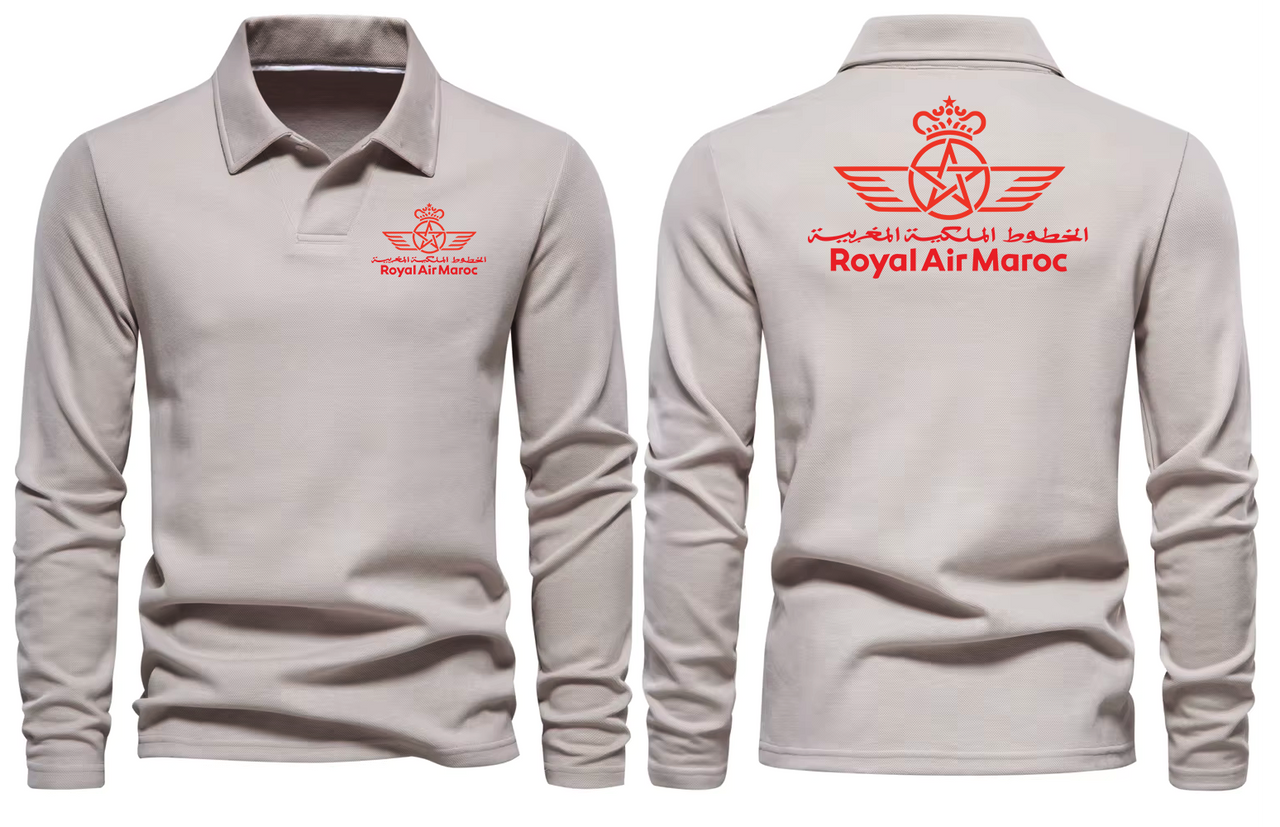 ROYAL AIR MARCO LONG SLEEVE  POLO