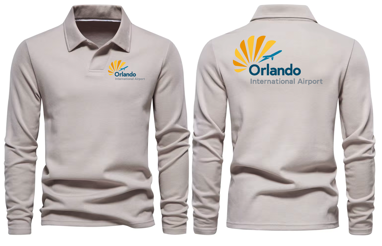 ORLANDO AIRPORT LONG SLEEVE  POLO