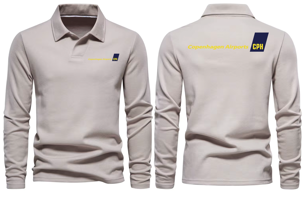 CPH AIRPORT LONG SLEEVE  POLO