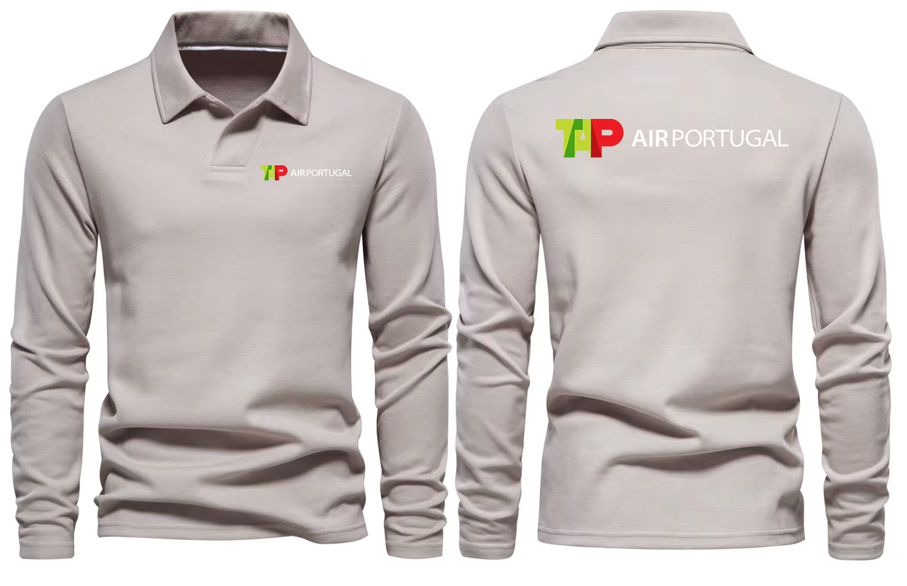 PORTUGAL AIRLINES LONG SLEEVE  POLO