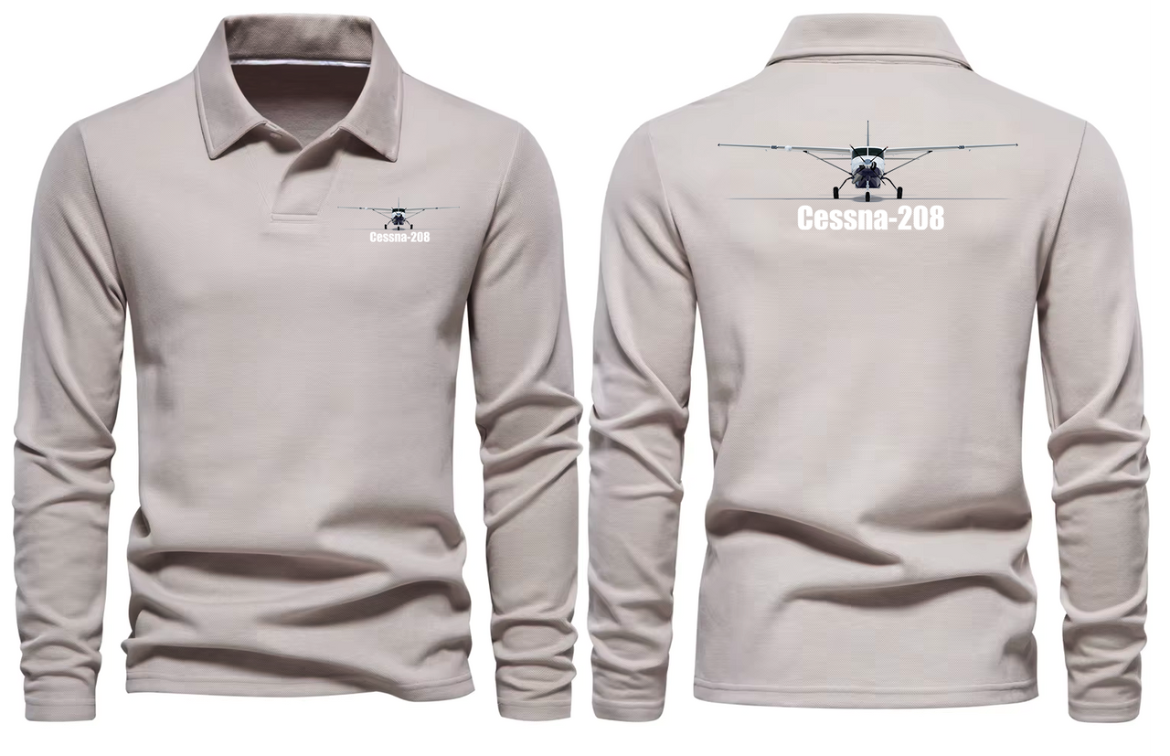 CESSNA 208  LONG SLEEVE  POLO