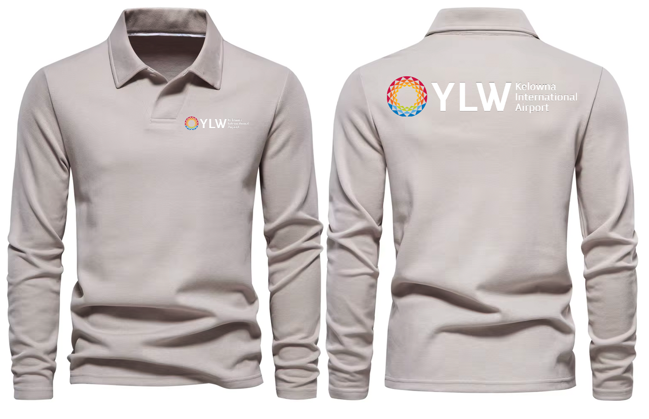 YLW AIRPORT LONG SLEEVE  POLO