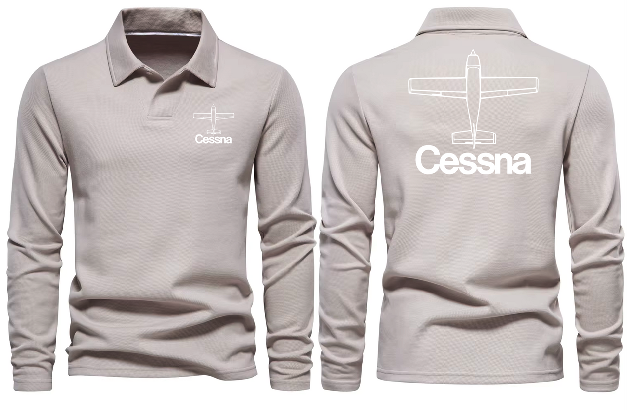 CESSNA LONG SLEEVE  POLO