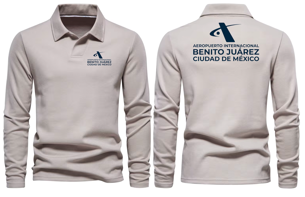 BENETO AIRPORT LONG SLEEVE  POLO