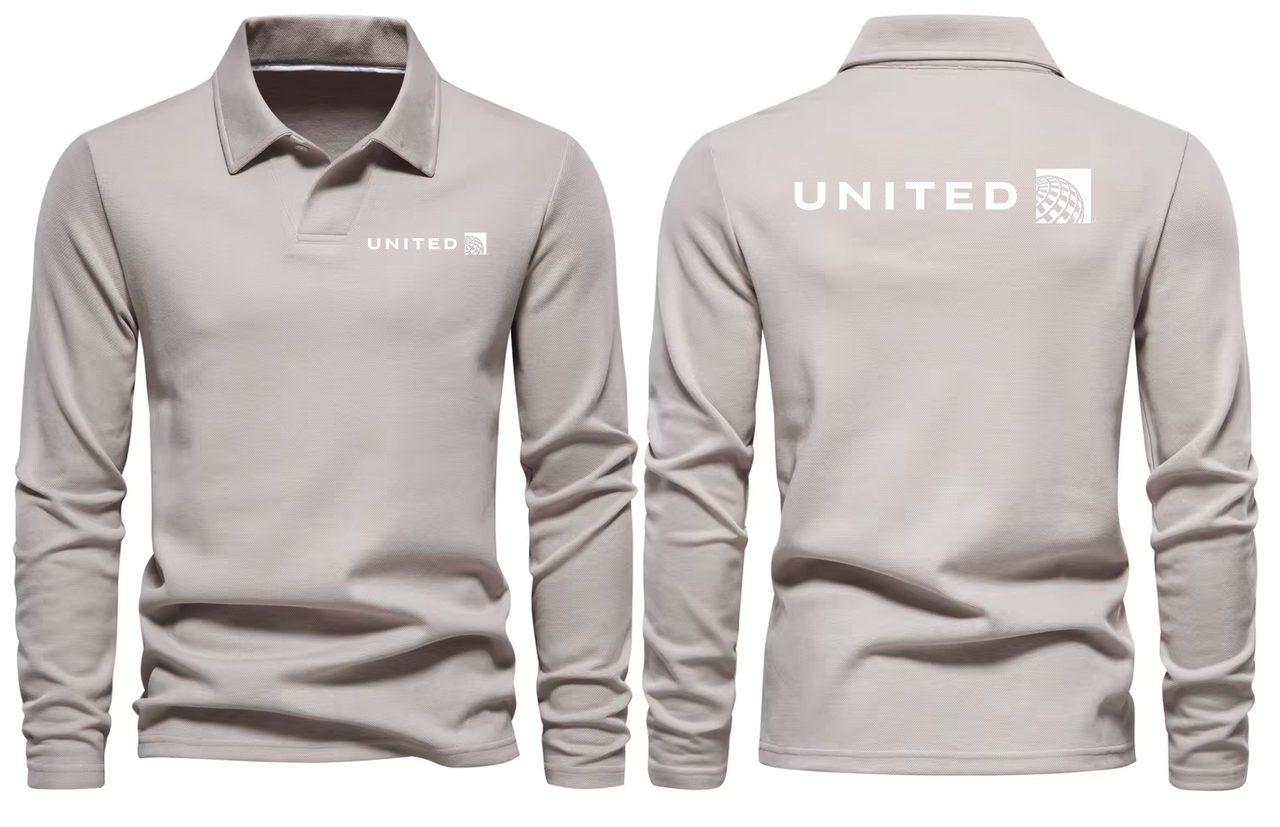 UNITED AIRLINES LONG SLEEVE  POLO