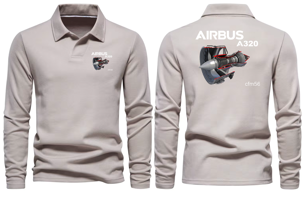 AIRBUS A320 CFM LONG SLEEVE  POLO