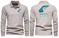 Thumbnail for WHICITA AIRPORT LONG SLEEVE  POLO