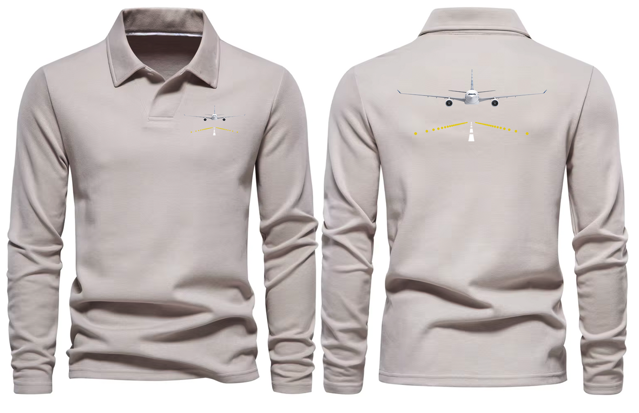 AIRBUS A330 LONG SLEEVE  POLO
