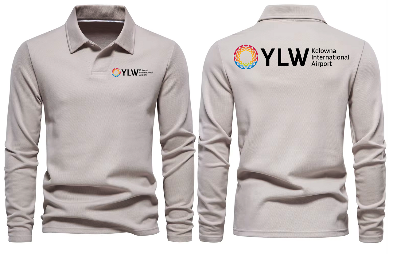 YLW AIRPORT LONG SLEEVE  POLO