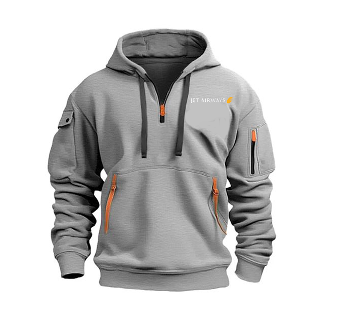 JET AIRWAYS AIRLINE HOODED JACKET PULLOVER