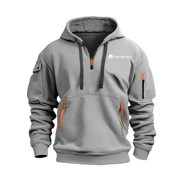 AER MEXICO AIRLINE HOODED JACKET PULLOVER