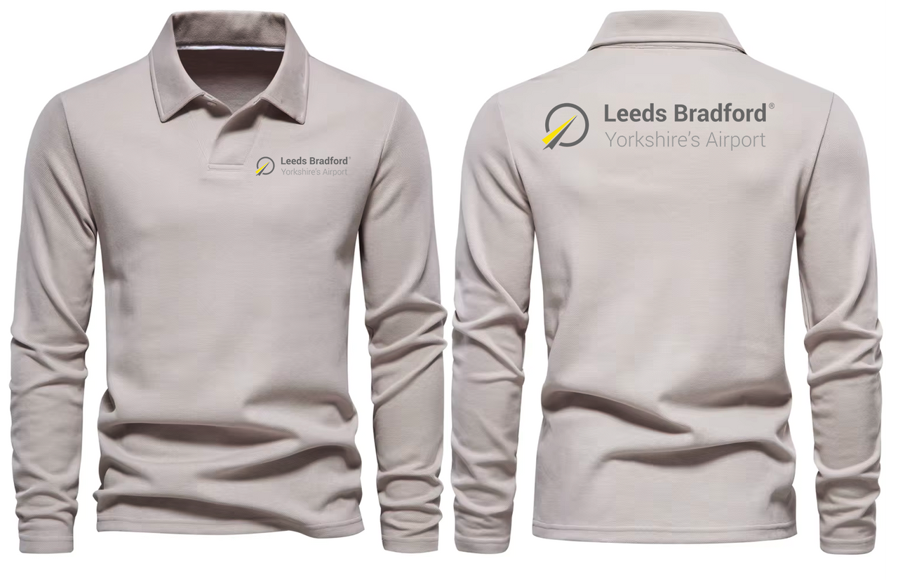 LEEDS AIRPORT LONG SLEEVE  POLO