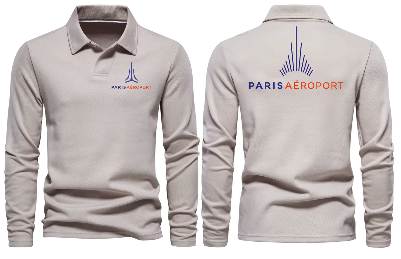 PARIS AIRPORT LONG SLEEVE  POLO