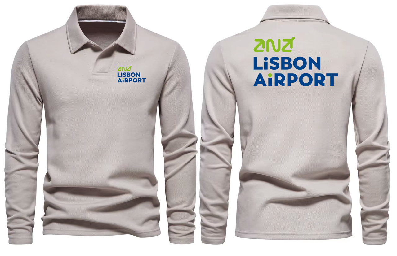 LISBON  AIRPORT LONG SLEEVE  POLO