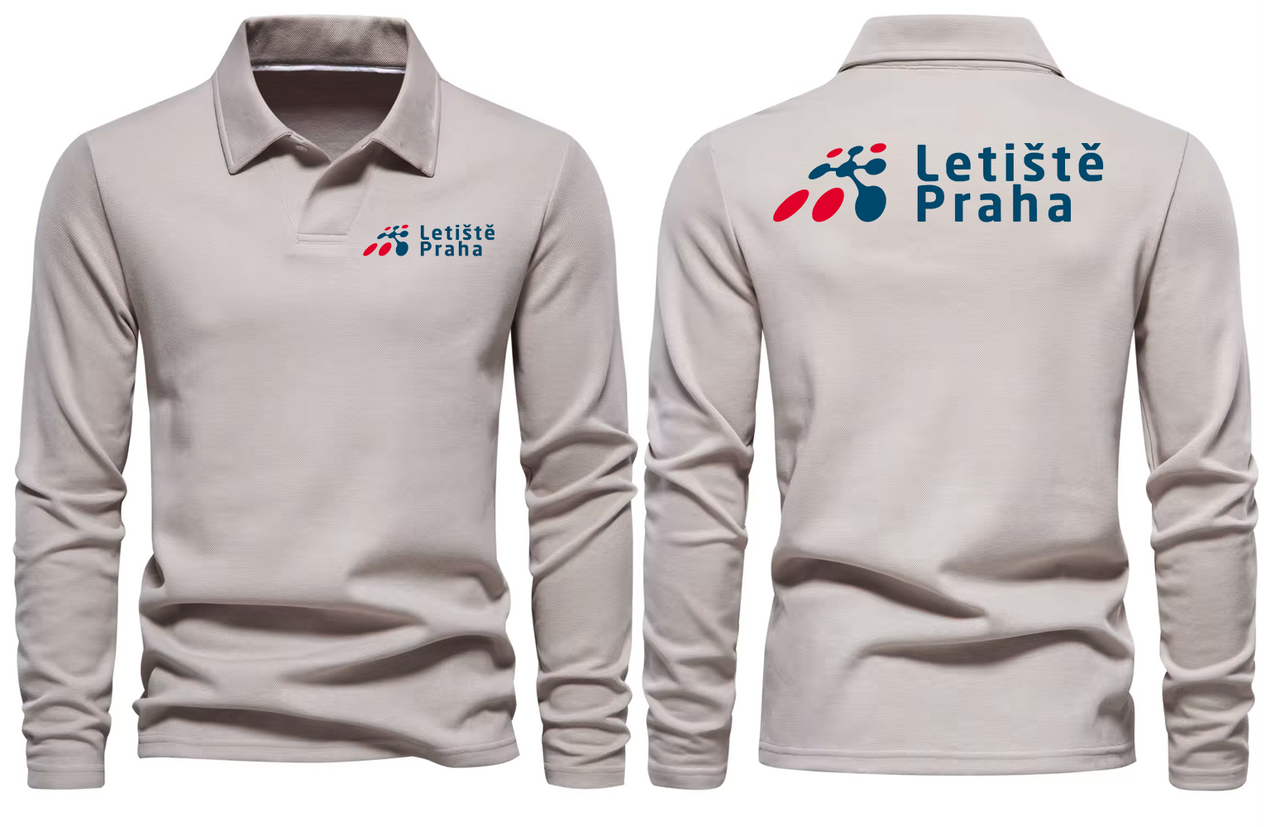 PRAHA AIRPORT LONG SLEEVE  POLO