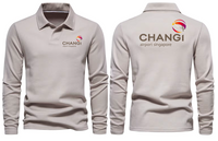 Thumbnail for AIR CHANGI AIRPORT LONG SLEEVE  POLO