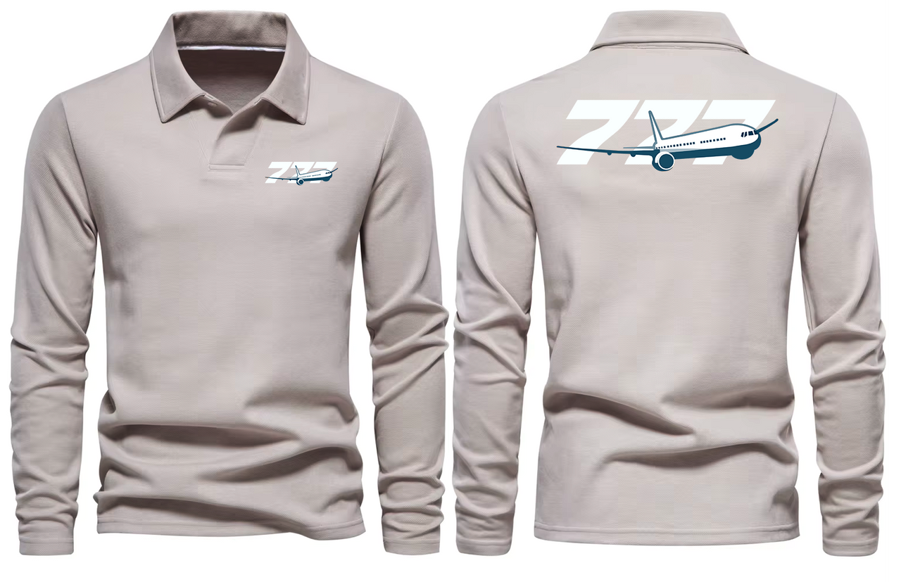 BOEING 777  LONG SLEEVE  POLO