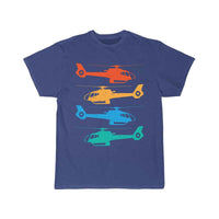 Thumbnail for Retro Sunset Helicopter T-SHIRT A V 8 R