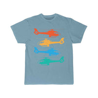 Thumbnail for Retro Sunset Helicopter T-SHIRT A V 8 R