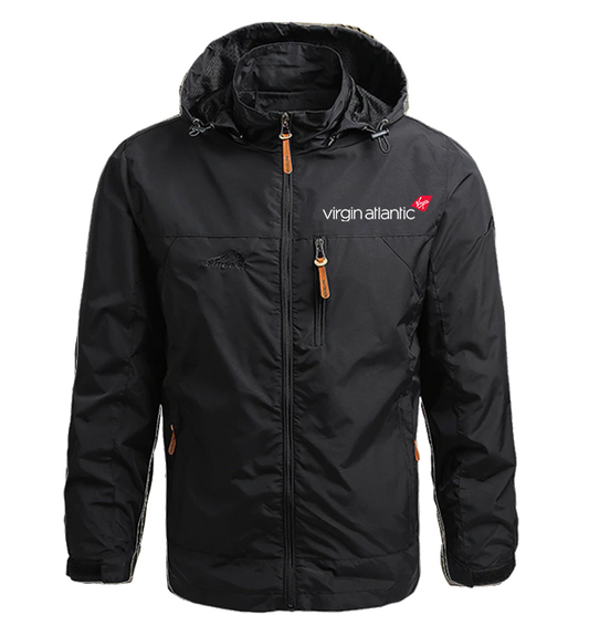 Waterproof virgin atlantic Airline Casual Hooded