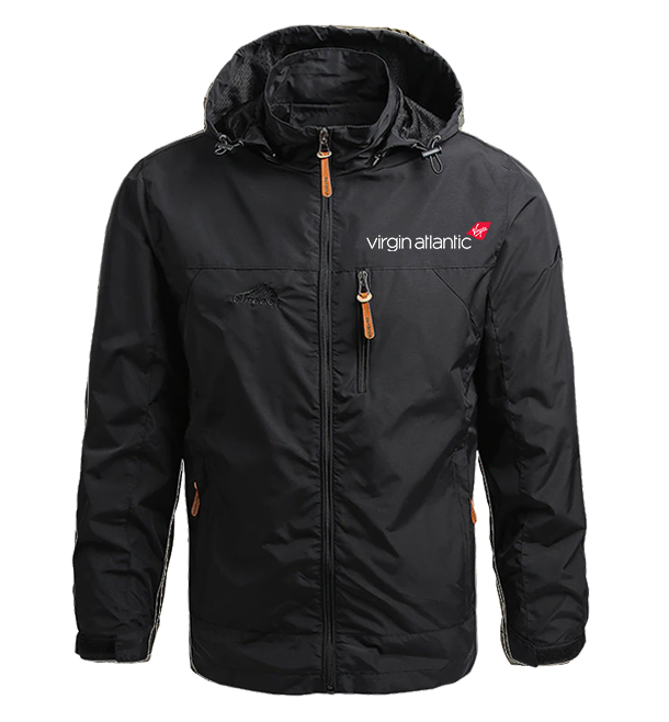 Waterproof virgin atlantic Airline Casual Hooded