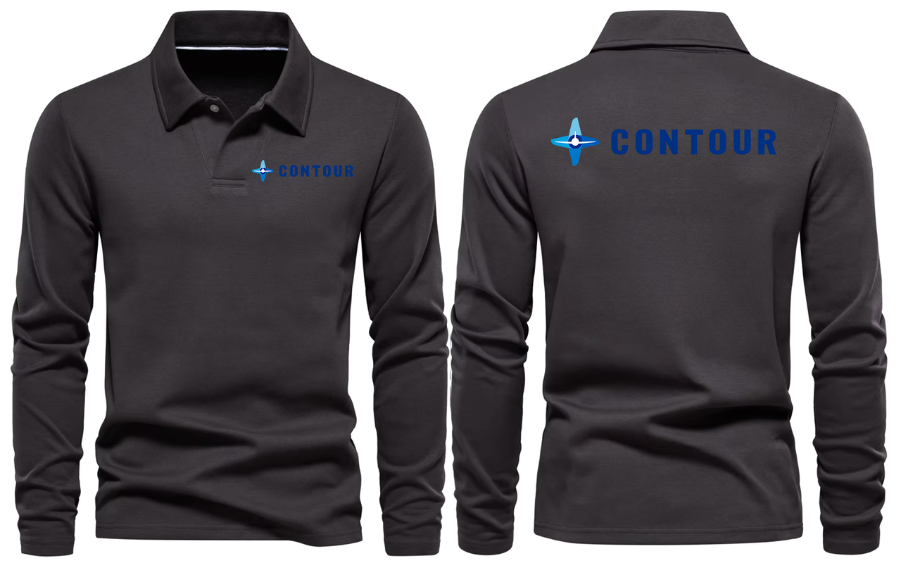 CONTOUR AIRWAYS LONG SLEEVE  POLO