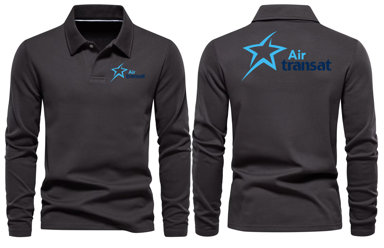 AIR TRANSAT LONG SLEEVE  POLO 01