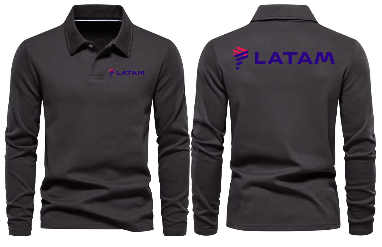 LATAM AIRLINES LONG SLEEVE  POLO