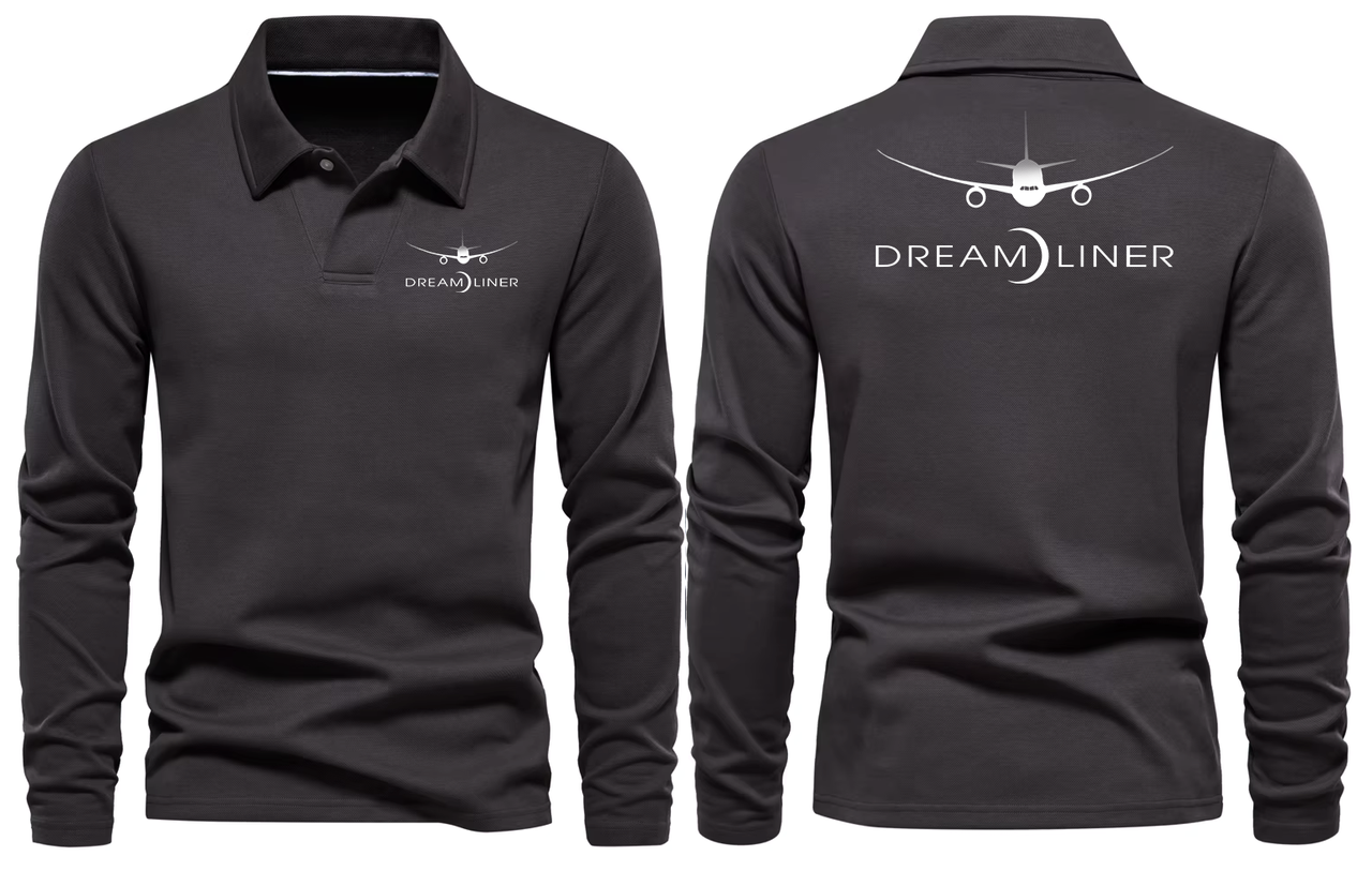 BOEING DREAM LINER  LONG SLEEVE  POLO
