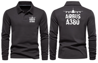 Thumbnail for AIRBUS A380 LONG SLEEVE  POLO