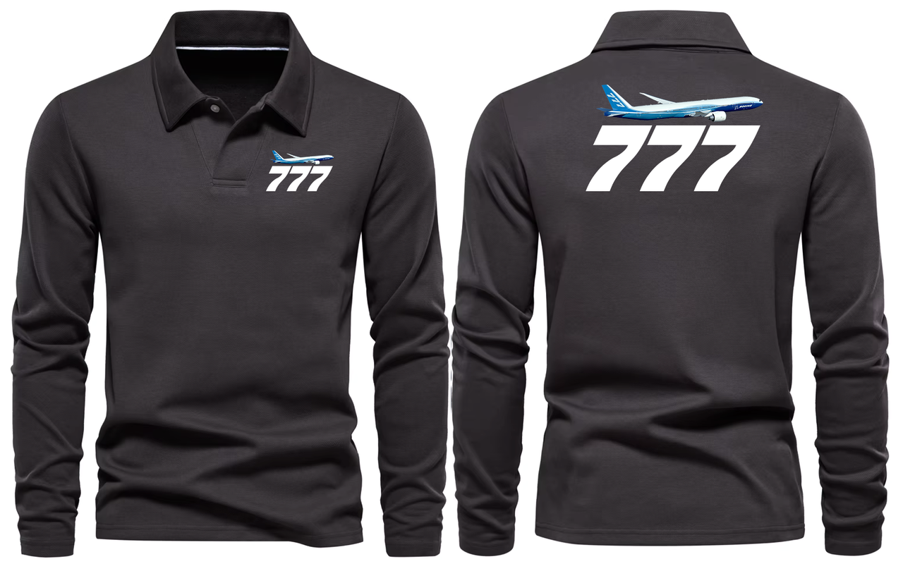 BOEING 777  LONG SLEEVE  POLO