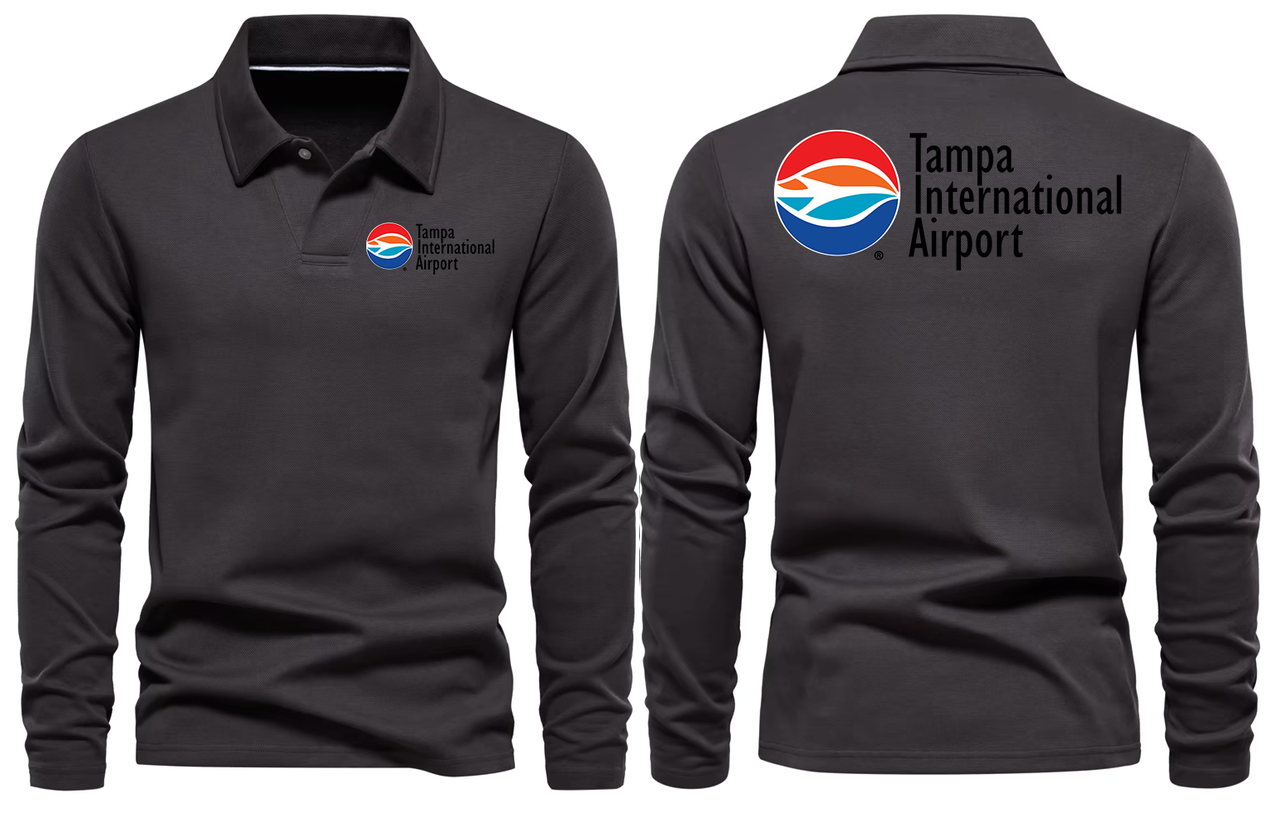 TAMPA AIRPORT LONG SLEEVE  POLO